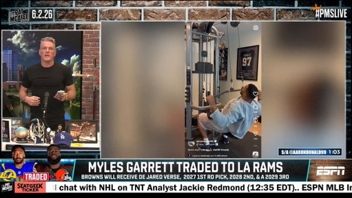 I reached out to @AaronDonald97 this morning..

According to source(s) it for sure got him thinking..

He said he's 35 and he's gotta see if that fire can light backup..

Aaron Donald and Myles Garret playing together with the Rams would be INSANE #PMSLive 