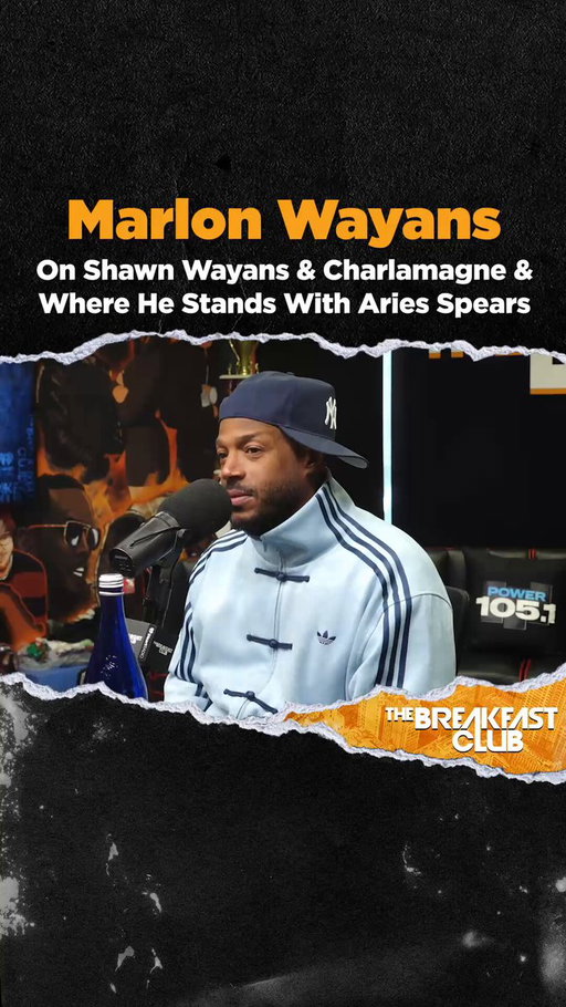 🚨 @marlonwayans breaks down why Shawn isn’t the Wayans brother to play with! Marlon explains what happened between Shawn and Aries Spears during their interview and why he didn’t come to The Breakfast Club to promote 'Scary Movie'. 👀🎙️🔥 