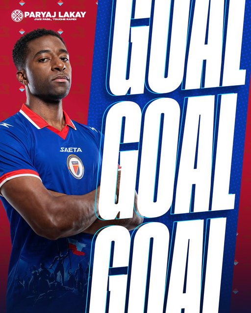 4 pou Ayiti ! Duke Lacroix ekri non l nan kaye bitè yo jodia. 4-0 pou Ayiti ! 🔥🔥🔥 