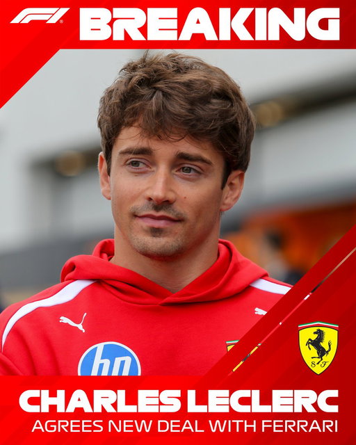 BREAKING: Ferrari announce a new multi-year renewal with Charles Leclerc

#F1 