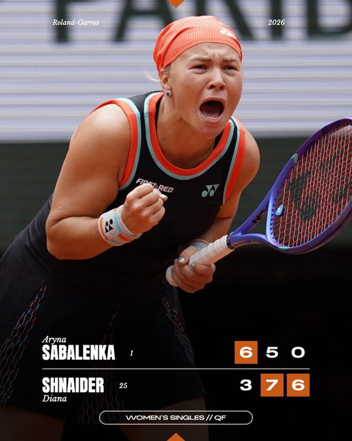 SHNAIDER STUNS THE WORLD NO.1 SABALENKA 🤯

#RolandGarros 