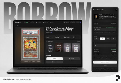 Borrowing is now live directly on Phygitals

Your collection isn't just sitting in a vault anymore, it's now another source liquidity

Borrow against any card, or lend to earn yield

Powered by @jup_offerbook, live across every card on Phygitals (including collector crypt cards) 