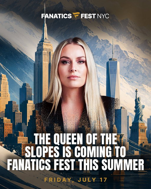 Olympic champion. World Cup legend. One of the greatest skiers ever. 🏔️👑

Catch Lindsey Vonn live at Fanatics Fest on July 17. 

🎟️ Tickets at link in bio 