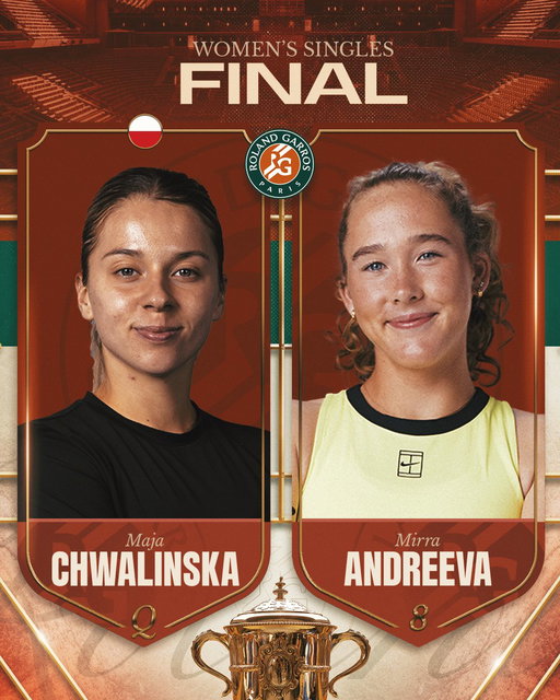 Your 2026 women’s Roland-Garros final 🤩

A fairy tale vs a teenage sensation 🍿

#RolandGarros 