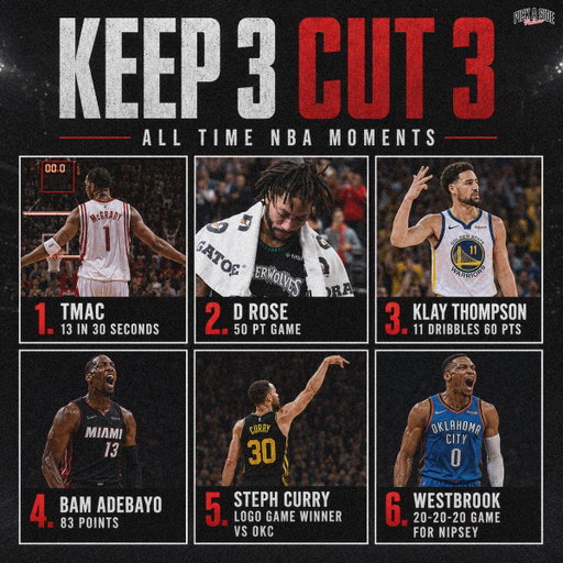 Which of these three iconic NBA Moments are you keeping? 😮‍💨 