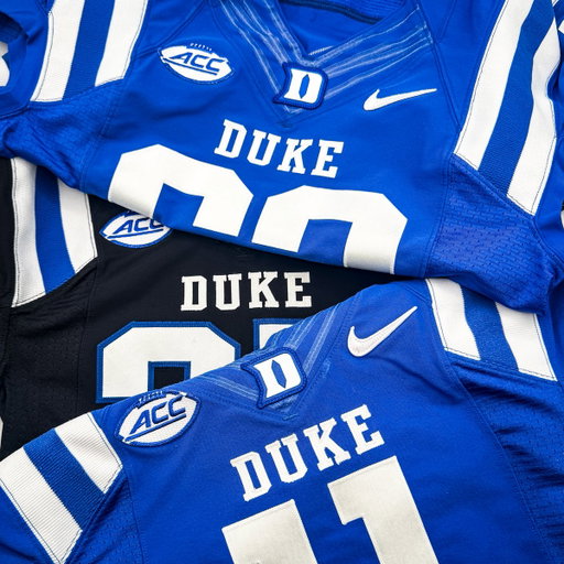 Want a piece of Duke football history at a great price?

For $100, you can get an authentic Duke football jersey from past years!

BUT there's a catch... We pick the jersey. It could be any number or color from any year👀

Get yours today: https://goduke.com/feature/duke-authentics 