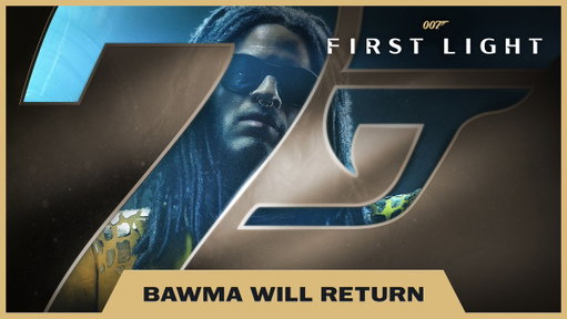 The King of Aleph needs MI6 and has personally requested Bond's help. 

Bawma, played by Lenny Kravitz, will return in 007 First Light.

Find out what awaits you in Mauritania soon.

https://t.co/t8j5t6ykWC

@LennyKravitz

#EarnTheNumber #007FirstLight #LennyKravitz #SummerGameFest