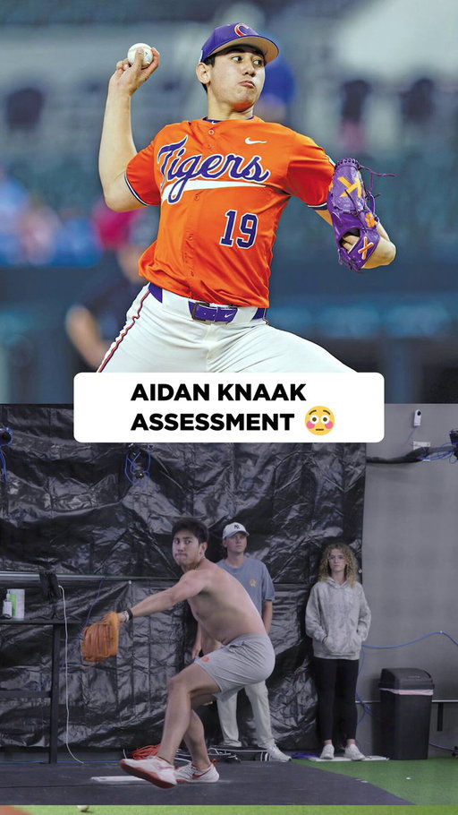 Clemson RHP Aidan Knaak's changeup is looking disgusting 🤢

77.9 mph, 22.6" of horizontal break. 