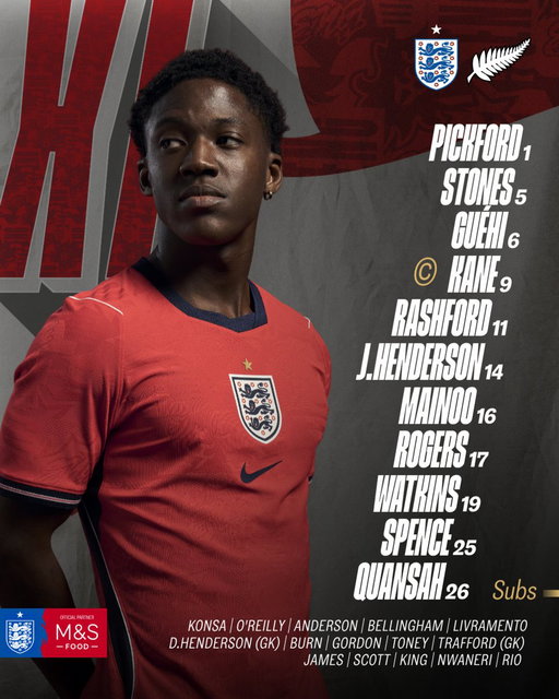Your #ThreeLions for the first time this summer! 👀 