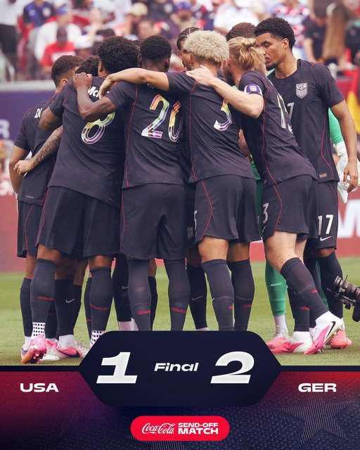 Final from Soldier Field. The FIFA World Cup is up next.

#USMNT x @CocaCola 