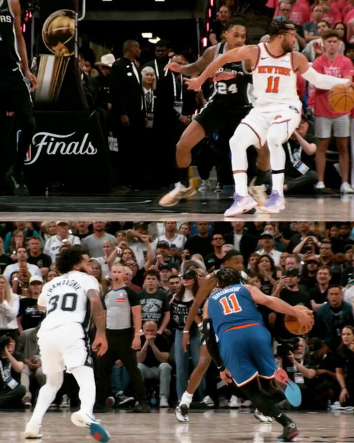 Captain Clutch Jalen Brunson hits the exact same shot and the Knicks take a commanding 2-0 lead in the NBA Finals! 🔥🏀

[via @NBA] 