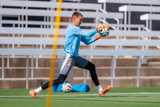 Our goalkeeping trio during Sunday's training session🧤 

#FIFAWorldCup 
