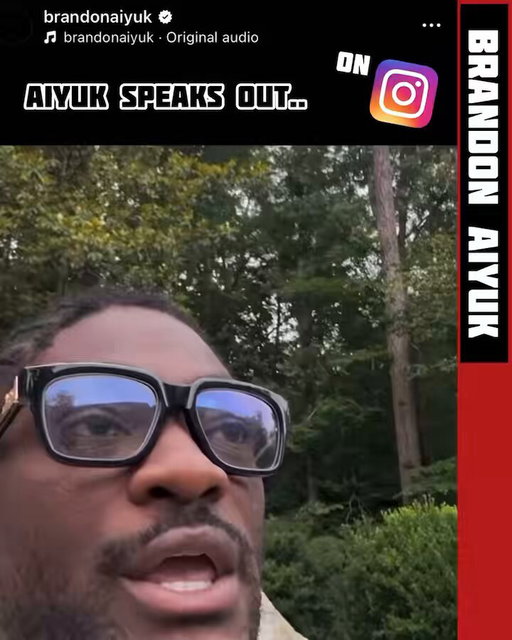 Describe #BrandonAiyuk and his mental state in 1 word #49ers 