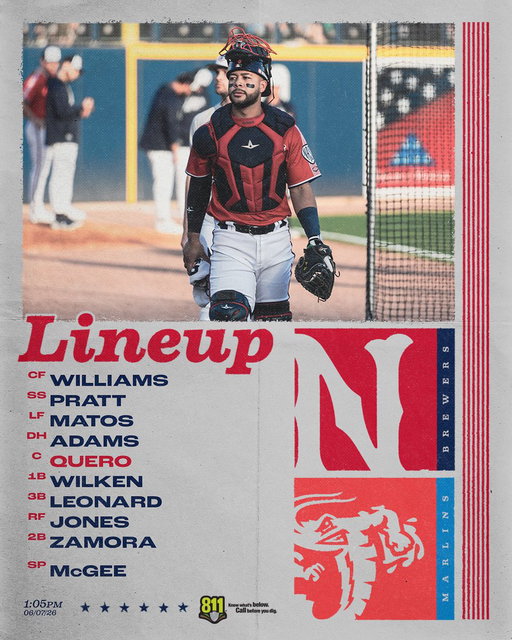 Last one in Jacksonville &amp; looking for a split 

Listen live on The Game Nashville app.       
First pitch: 1:05pm | Pregame: 12:50pm 