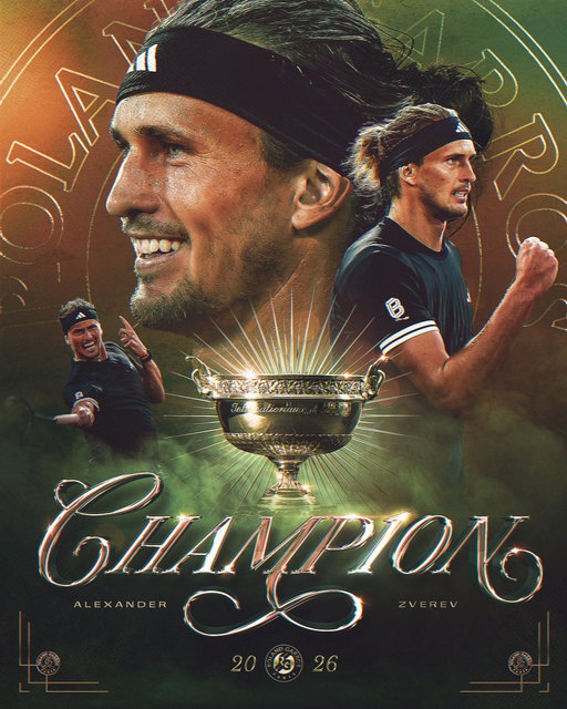THE WAIT IS OVER 🏆

#RolandGarros 