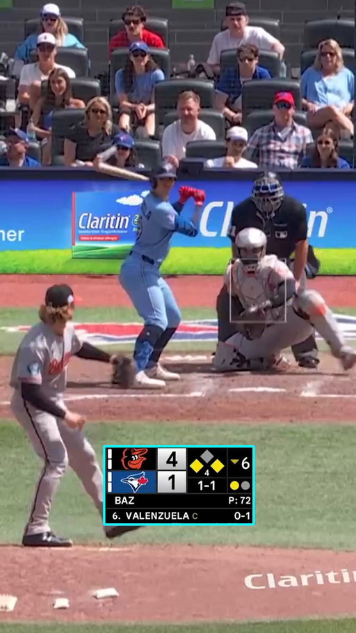 Orioles pitcher Shane Baz stared down umpires after they didn't rule Blue Jays' Ernie Clement was out of the baseline

The double play would've ended the inning and instead allowed the Blue Jays to keep scoring 