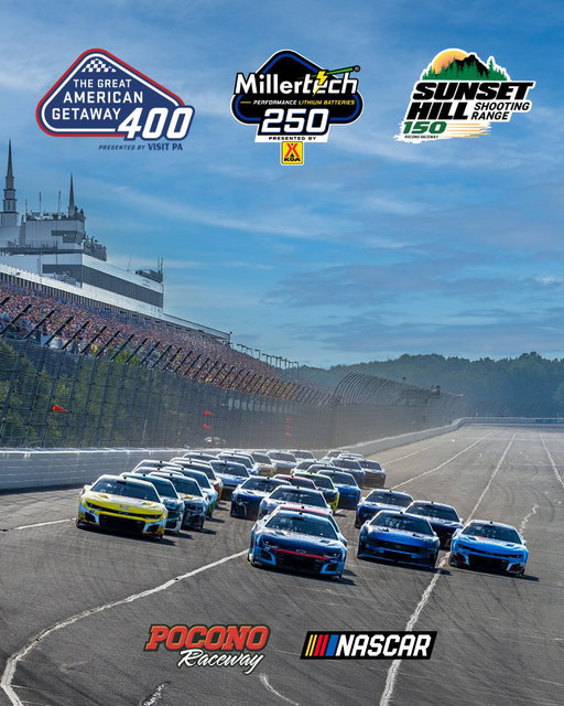 We are NEXT! See you soon, @NASCAR! 

Race Fans, as you plan your trip, be sure to check out our Event Guide for all of your Race Day questions! #NASCAR

Event Guide: https://t.co/sFwhzGrq6V
Tickets: https://t.co/mhYyujmDot

#PAGetaway400 | #MillerTech250 | #SunsetHill150 