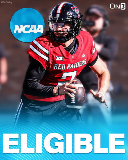 NEW: Texas Tech QB Brendan Sorsby has been granted a preliminary injunction against the NCAA and is eligible for the 2026 season.

https://t.co/kUfeuSZA7N