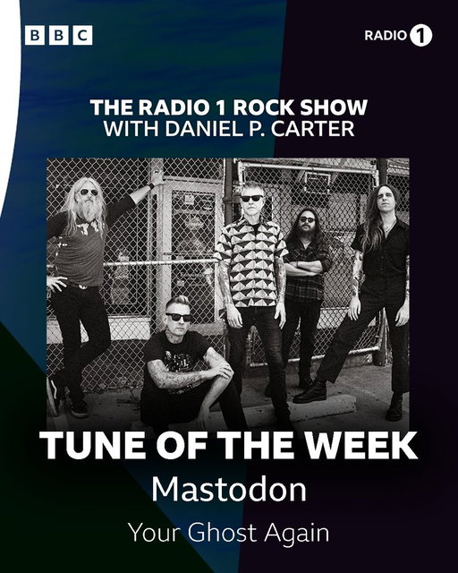 Tune of the Week on BBC Radio 1 Rock Show with Daniel P. Carter  📻 Thank you @BBCR1   and @DanielPCarter 

"Your Ghost Again" out now. 
