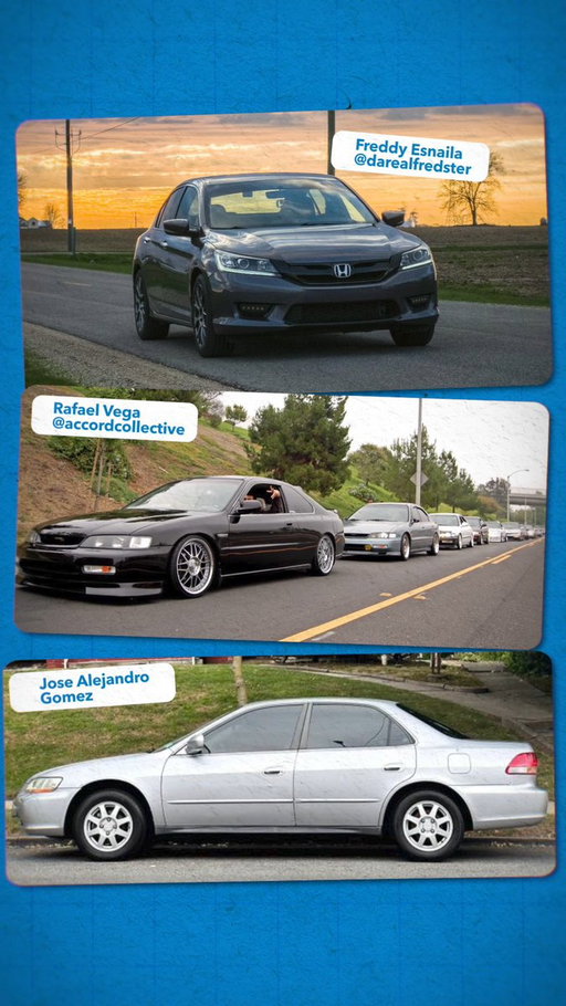 50 years of Honda Accord, shaped by the passion of those who drive it. Thank you for being part of this milestone and celebrating with us. ❤️

#Accord50th

👏 Special thanks:
Jared Robert Durbin
Scotty P
obscurecars
TJ Farrens
troi.ooi
ianpham_
Maciej Dudek
@seanr553
ca5sky53
cs2_ryan
trizzzy
darealfredster
accordcollective
Jose Alejandro Gomez
Danny Meijer
John Marencic
abrams.daniel1096
Brian Campos
Ed Fong
Samuel George