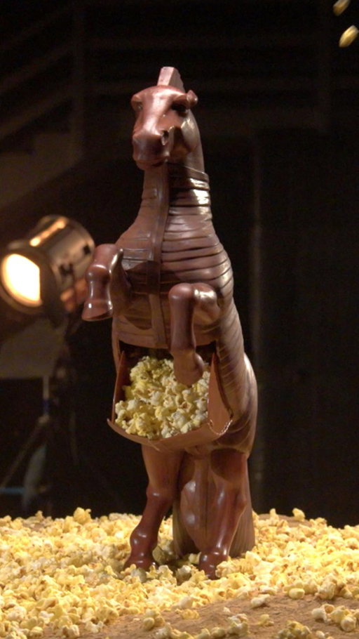 The Trojan Horse Popcorn Bucket has arrived. Experience The Odyssey in theaters 07.17.26: http://odysseymovietickets.com/ 