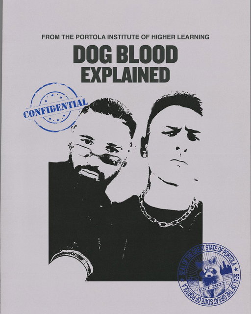 Dog Blood. One night only. Their first show in 50 dog years. @Skrillex @boysnoize 