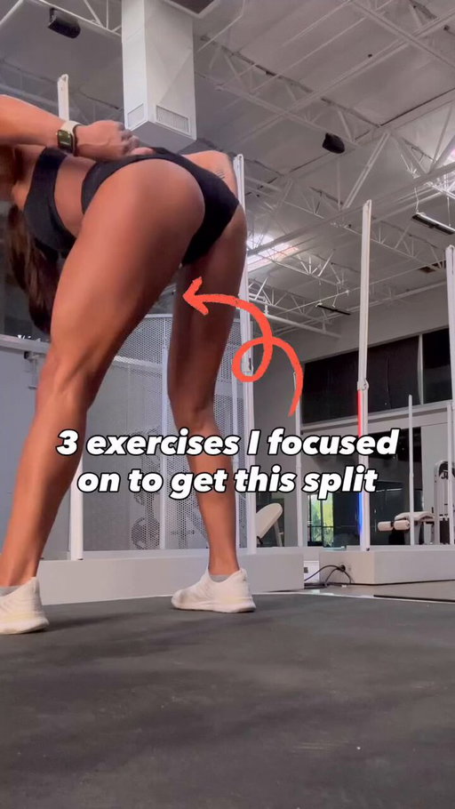 Haters will say this is a thirst trap. 

My legs have always been the hardest for me to sculpt and I’ve ALWAYS wanted that split in my hamstrings. I cracked the code for sculpting stubborn legs! 