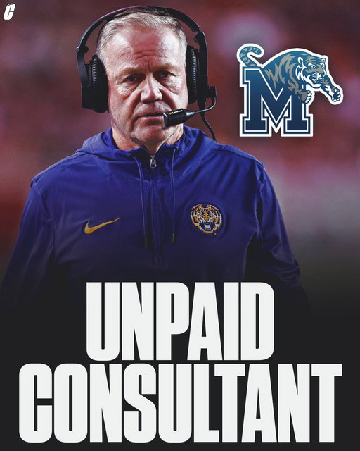 Brian Kelly is back in the College Football world… at Memphis 👀

He will serve as an unofficial, unpaid consultant to the Tigers’ first-year head coach Charles Huff. 