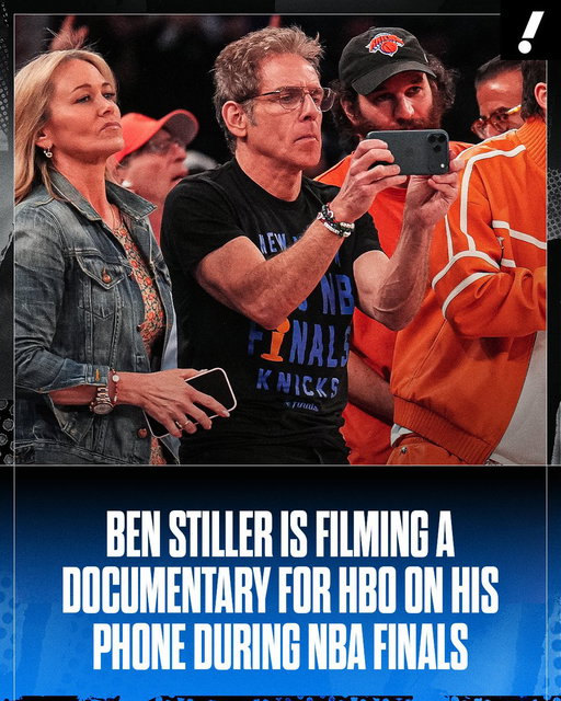 The footage we need to see 🤳

Knicks superfan Ben Stiller is reportedly filming a documentary while at the NBA Finals, via @PageSix. 
