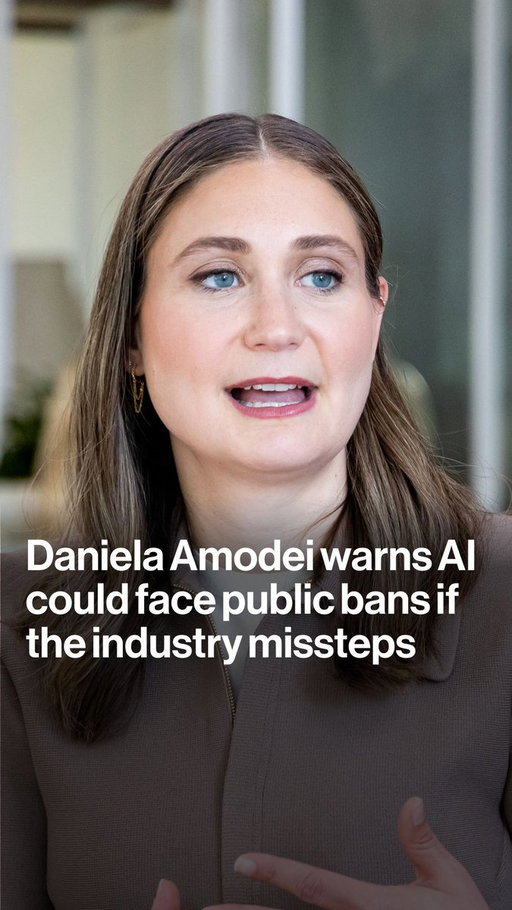 Anthropic Co-Founder and President Daniela Amodei sits down with The Circuit to discuss the intense weight the AI boom has placed on the shoulders of its leaders. Amodei tells Emily Chang the AI industry is trying to learn from the mistakes of social media giants to self-regulate early https://t.co/kV502ucEHy