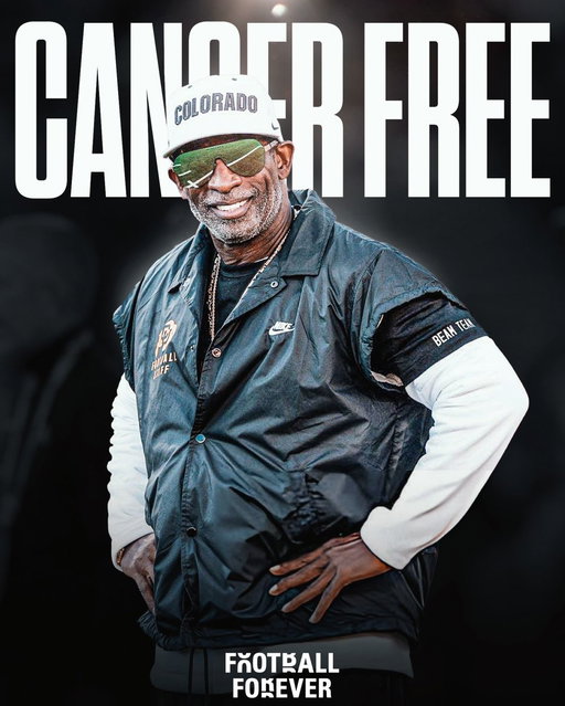 Colorado HC Deion Sanders announced that he’s officially cancer-free after being diagnosed with bladder cancer in April of 2025. 

“I’m cancer-free. I’m good. Great doctors in Colorado that has brought me through. God has brought me through. I’m thankful. I’m healthy.” 