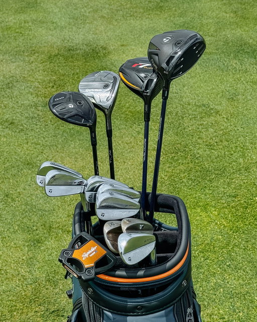 Can you guess whose bag this is at the @RBCCanadianOpen? #TeamTaylorMade 