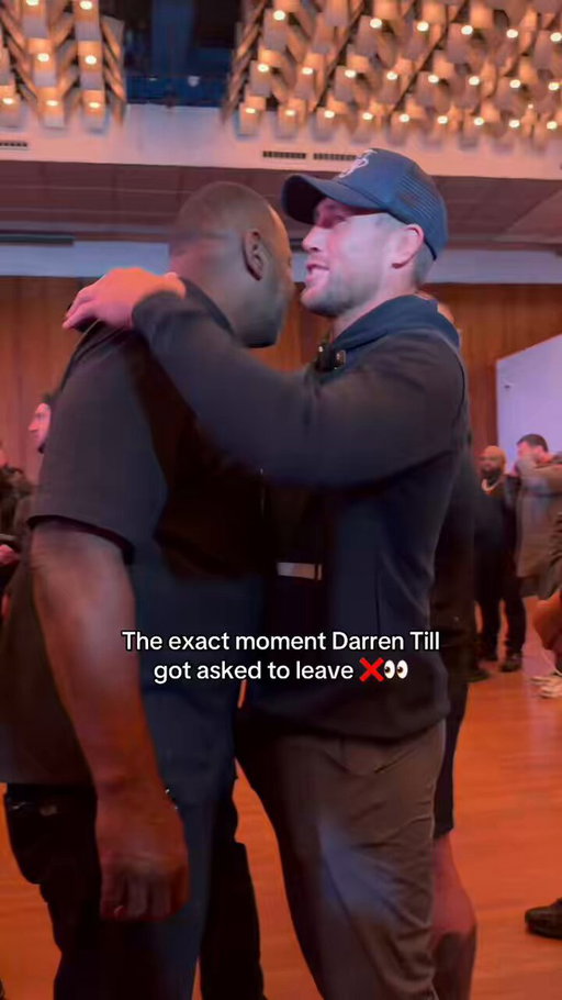 The moment Darren Till was asked to leave the press conference 😭💀 
