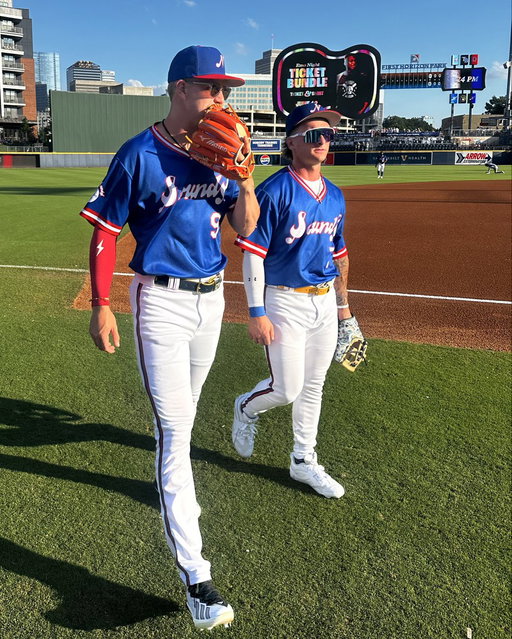 He’s here

Source: Friggin Nashville Sounds Twitter 