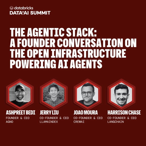 #DataAISummit is less than one week away!

If you're still locking in your schedule, we've highlighted a few sessions worth adding to your agenda. AI agents, production AI, AI-native applications, and the future of the agentic stack will be front and center throughout the week.

Explore the full agenda: https://t.co/4gfseUHAZm