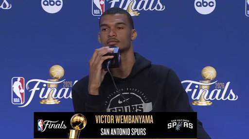 Wemby on if the Spurs believe they can come back and win the Finals:

"Everybody knows we're gonna do it."

