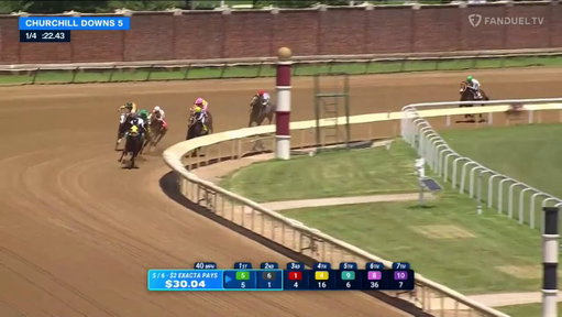 On debut #5 BALLOTEER ($12.04) was impressive going gate-to-wire in race 5 at @ChurchillDowns defeating Greenwell by Flightline. The son of Early Voting (@TMStallions) was ridden by @luissaezpty and is trained by James DiVito. Doubledown Stables owns. 