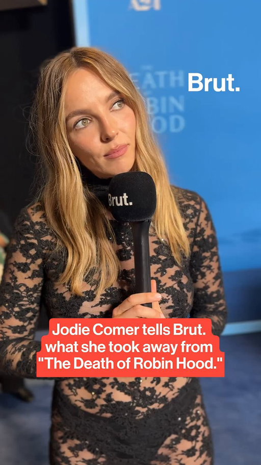 Jodie Comer tells Brut. journalist Camille Guinevere Smith what she took away from "The Death of Robin Hood," A24’s dark reimagining of the legendary outlaw.

The film stars Hugh Jackman as an older, wounded Robin Hood, forced to reckon with a life marked by violence and crime after a battle leaves him gravely injured. In the care of a mysterious woman, played by Comer, he is offered a possible path toward redemption.

@jodiemcomer

#deathofrobinhood #news #cinema #jodiecomer