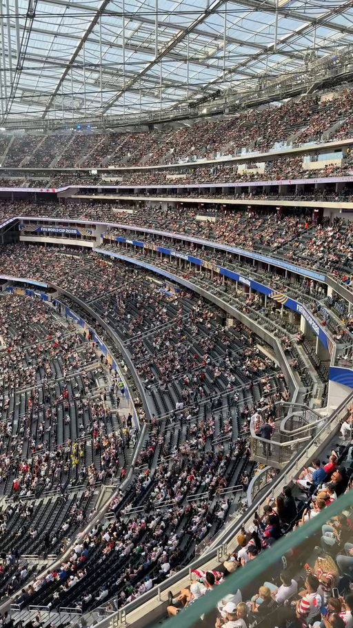 Stadium half empty for opening ceremonies 😔 