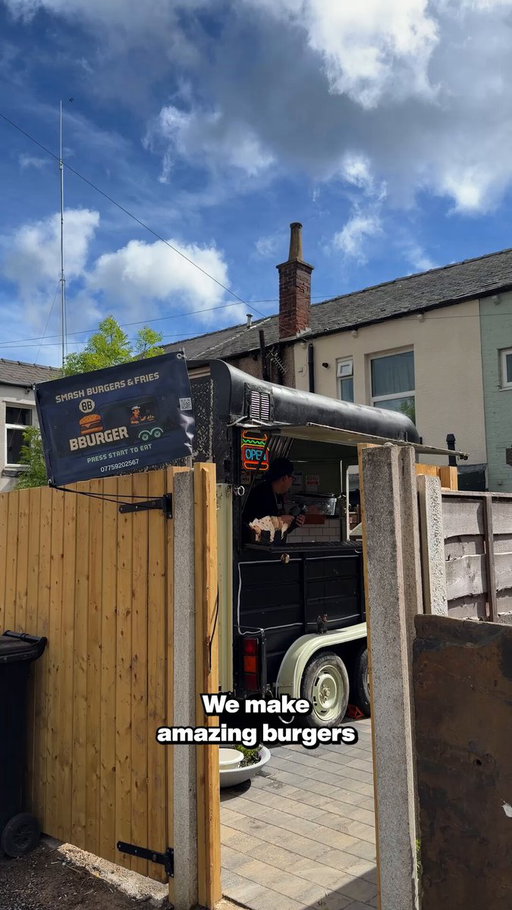 THE BURGER AND COLOMBIAN FOOD TRUCK IN A BACK GARDEN IN BOLTON

It’s not necessarily the last place you’d expect to find Columbian street food and great burgers, but Bburger is not far off it.

Sebastian - a surveyor by trade, and a gigging chef the rest of the time - and his wife Lisa are the folks behind it, a family business in the realest sense, run from their yard in Little Lever.

Sebastian is a dab hand at hand-making his own empanadas and arepas, as well as loading up seasoned fries up with Colombian sausage and PROPER guacamole (the secret is keeping it chunky).

Obsessed with gaming too (hence the nostalgic 8-bit vibes on the menu), he’s serving up great smash burgers with a Latin twist too, and in just six weeks of being open, they’re selling out on a regular basis.

Head to their page and order ahead via the usual delivery suspects…
….

📍BBurger, Bolton