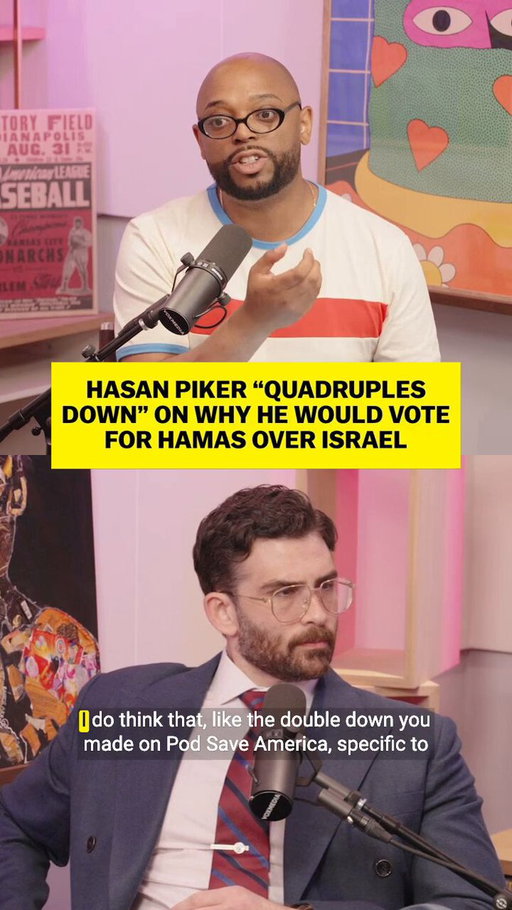 “This is not a statement that they would ever hear in polite society, and that's kinda the purpose of it.”

Left-wing political commentator Hasan Piker tells Vox’s @AsteadWH that he’s not backing down from his stance that he’d rather vote for Hamas than Israel. 