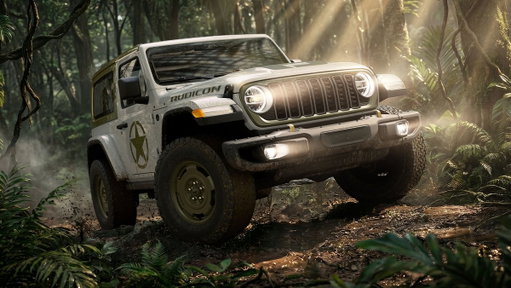 What others call mayhem, The 2026 Jeep® Sarge calls home. Explore our latest Twelve 4 Twelve drop, available in Wrangler 4-door, Wrangler 2-door and Gladiator. ​
​
Preproduction models shown. Actual production models may vary. Coming late summer 2026. Limited quantities available.