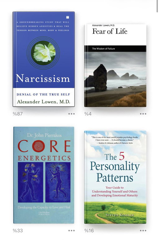 You might have already realized that talk therapy almost never works & self-help stuff are mostly useless. 

If you arrived at this place, you're ready to dive into the world of the body & nervous system. Real emotions & really feeling stuff. There's no other way out.

I find the Reich-Lowen-Pierrakos lineage to be highly, criminally underrated. First pic below is a good intro (getting denser from top to bottom) and the second pic is more experiential/actual stuff you can do. Theoria & praxis.

The main risk is going too fast or alone, which could actually cause real problems. I myself have always been not so cautious about these types of warnings, and went too fast, too deep & can honestly say, there's literally zero need to go too hard, too fast. It's just not smart. Don't do it. Take it easy. These are overpowered anyways, take your time & listen to your body.

Worst thing you could do would be to read/research these and not apply anything (or overindex on types/theory in general) - the whole point is to get out of your head & into the body! Terrifying, I know. Take it easy & focus on max enjoyment.