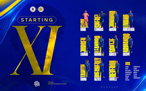 🇨🇼 Our starters for today 

#TheBlueWave #Curaçao 