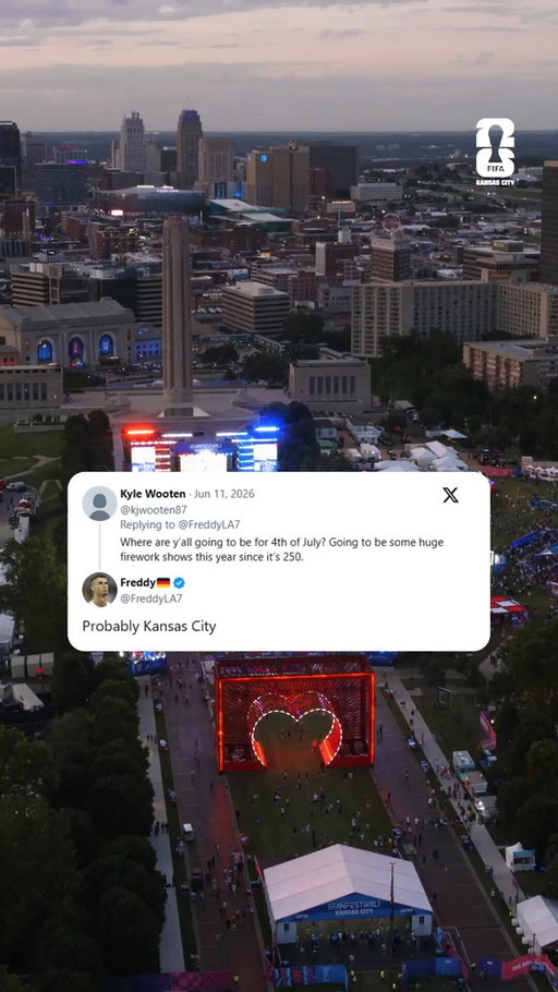 We’re ready, Freddy 🇩🇪

Germany matchday and the internet’s favorite Germany road trip might be heading to Kansas City 👀

#FIFAFanFestival #FIFAWorldCup #WeAreKansasCity #WeAre26 