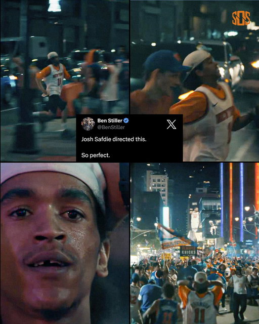 Ben Stiller revealed that Josh Safdie directed the Nike ad celebrating the New York Knicks winning the NBA Championship 🏆

A New York moment 🗽 