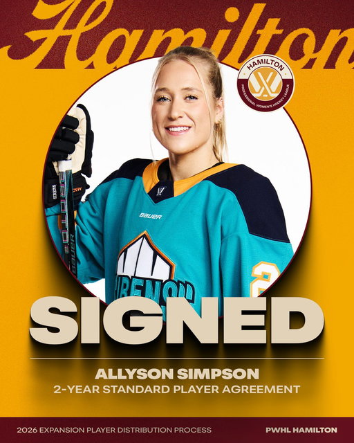Hamilton, meet your newest defender 💪

We’ve signed defender Allyson Simpson to a two-year Standard Player Agreement!

📰 http://bit.ly/3QlDxAA 