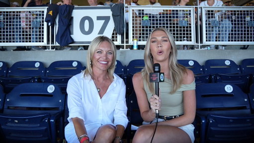 "He always thought this could be a sleeper program, something very special."

@avariehoward31 talks with @AmandaMazey – wife to @CoachMazey – about @WVUBaseball's memorable road to its first #MCWS! 

#D1inOmaha x @HurrdatSports 