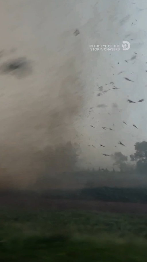 This is INSANE 🌪️ The Dominator gets caught in a suction vortex and spun 360° 😵‍💫 

A new In the Eye of the Storm: Chasers starts now! #EyeoftheStormChasers 