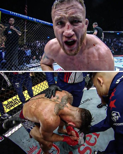 82% of bets were on Justin Gaethje to beat Ilia Topuria 😳 @DKSports 